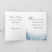 デンタルクリスマスカードアイスブルー シーズンカード (内部)