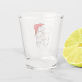 デンタルクリスマスダニー歯医者の休日 ショットグラス (裏面)