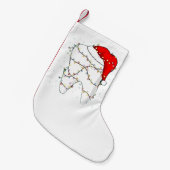 デンタルクリスマスダニー歯医者の休日 スモールクリスマスストッキング (正面 (吊り時))