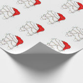 デンタルクリスマスダニー歯医者の休日 ラッピングペーパー (角)