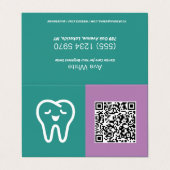 デンタルケアカスタムQR 名刺 (外部フラット)