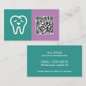 デンタルケアカスタムQR 名刺 (正面/裏面)