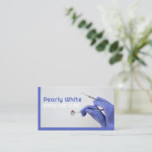 デンタルケアクリニックブルー名刺 名刺 (スタンド正面)