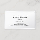 デンタルケアシンプル歯アイコン歯医者 名刺 (裏面)