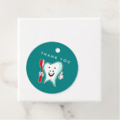 デンタルケアハッピーティースと歯ブラシありがとう フェイバータグ (インサイチュ)