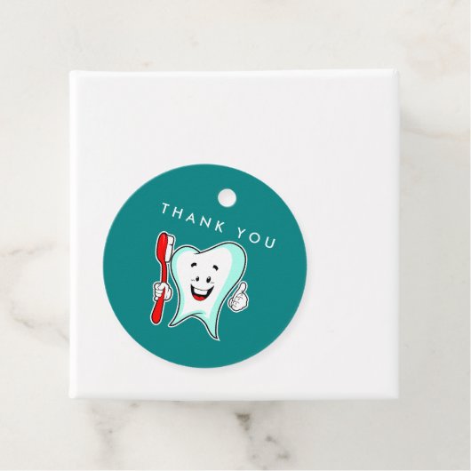 デンタルケアハッピーティースと歯ブラシありがとう フェイバータグ (インサイチュ)
