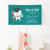 デンタルケアハッピーティース歯ブラシ卒業 横断幕 (インサイチュ)