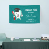 デンタルケアハッピーティース歯ブラシ卒業 横断幕 (トレードショー)