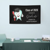 デンタルケアハッピーティース歯ブラシ卒業 横断幕 (トレードショー)