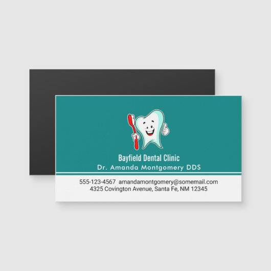 デンタルケアハッピーティース歯ブラシ (正面/裏面)