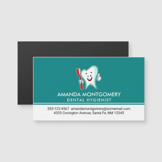 デンタルケアハッピーティース歯ブラシ (正面/裏面)