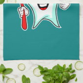 デンタルケアハッピーティース歯ブラシ キッチンタオル (折り畳み)