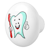 デンタルケアハッピーティース歯ブラシ セラミックノブ (右)