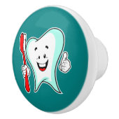 デンタルケアハッピーティース歯ブラシ セラミックノブ (右)