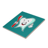 デンタルケアハッピーティース歯ブラシ タイル (側面)