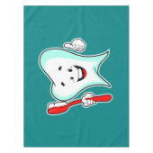 デンタルケアハッピーティース歯ブラシ テーブルクロス (正面)