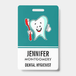 デンタルケアハッピーティース歯ブラシ バッジ