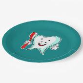 デンタルケアハッピーティース歯ブラシ ペーパープレート