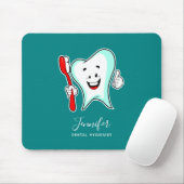 デンタルケアハッピーティース歯ブラシ マウスパッド (マウス)