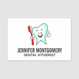 デンタルケアハッピーティース歯ブラシ 名札