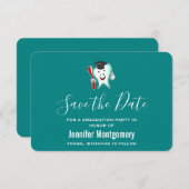 デンタルケアハッピーティース目盛りキャップ セーブザデート (正面/裏面)