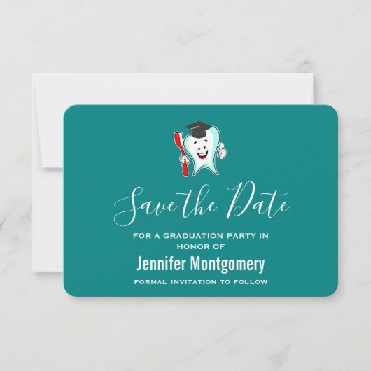 デンタルケアハッピーティース目盛りキャップ セーブザデート (正面)