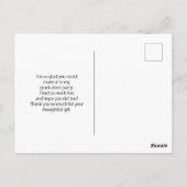 デンタルケアハッピー歯歯ブラシありがとう ポストカード (裏面)