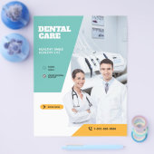デンタルケアフライヤー チラシ (シングル)