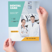 デンタルケアフライヤー チラシ (手)