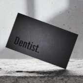 デンタルケアミニマル黒歯科はっきりした医 名刺