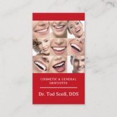 デンタルケア歯科口腔衛生 名刺 (正面)