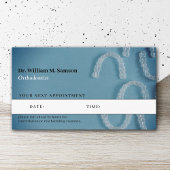 デンタルケア歯科矯正医モダン不可視露光装置 予約カード