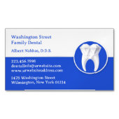 デンタルケア マグネット名刺 (正面)