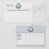 デンタルケア 予約カード (正面/裏面)