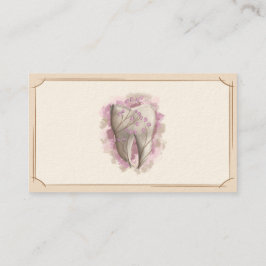 デンタルケア。歯科医/歯科助手。テンプレート 名刺