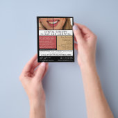 デンタルケア、歯科、歯科広告医 チラシ (手)