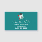 デンタルケアHappy Tooth Graduation Save the Date (正面)