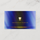 デンタルブエレガントルー金ゴールド 名刺 (裏面)