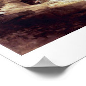 デンデラの寺院デビッド・ロバーツ ポスター (角)