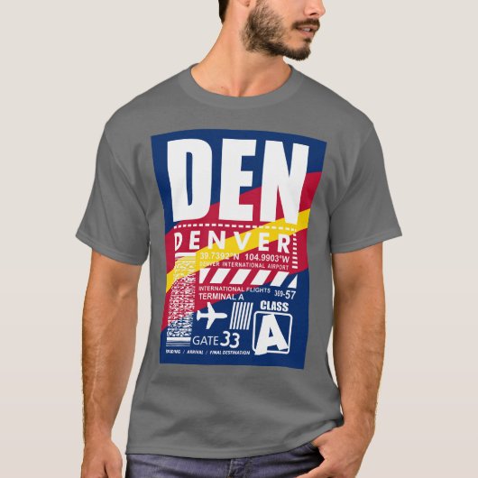 デンデンバー空港 Tシャツ (正面)