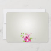 デンドロビウムの蘭の写真の招待状 招待状 (裏面)