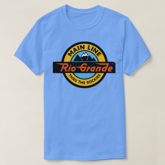 デンバーとリオグランデウェスタン鉄道2 Tシャツ (デザイン正面)