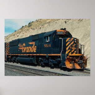 デンバーとリオグランデウェスタン、EMD SD-50 ポスター