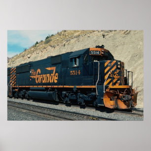 デンバーとリオグランデウェスタンEMD SD-50 No. 5514, ポスター