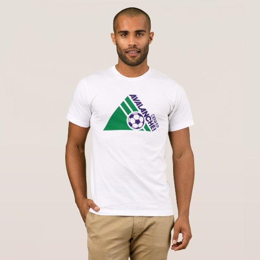 デンバーのなだれのサッカーのワイシャツ Tシャツ (正面フル)