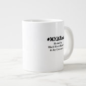 デンバーのひげMHAEのジャンボマグを保って下さい ジャンボコーヒーマグカップ (正面右)