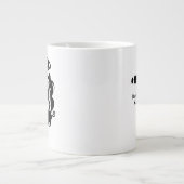 デンバーのひげMHAEのジャンボマグを保って下さい ジャンボコーヒーマグカップ (正面)