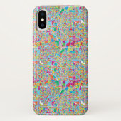 デンバーのカラフルな地図 Case-Mate iPhoneケース (裏面)