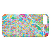 デンバーのカラフルな地図 Case-Mate iPhoneケース (裏面(横))