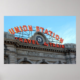 デンバーのユニオン駅 ポスター